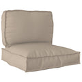 Set di Cuscini per Pallet 2 pcs Talpa Tessuto Oxford