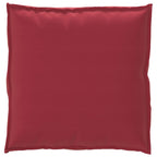 Set di Cuscini per Pallet 2 pcs Rosso Vino Tessuto Oxford
