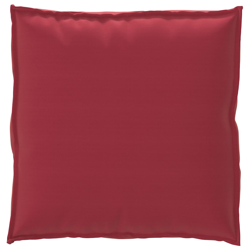 Set di Cuscini per Pallet 2 pcs Rosso Vino Tessuto Oxford