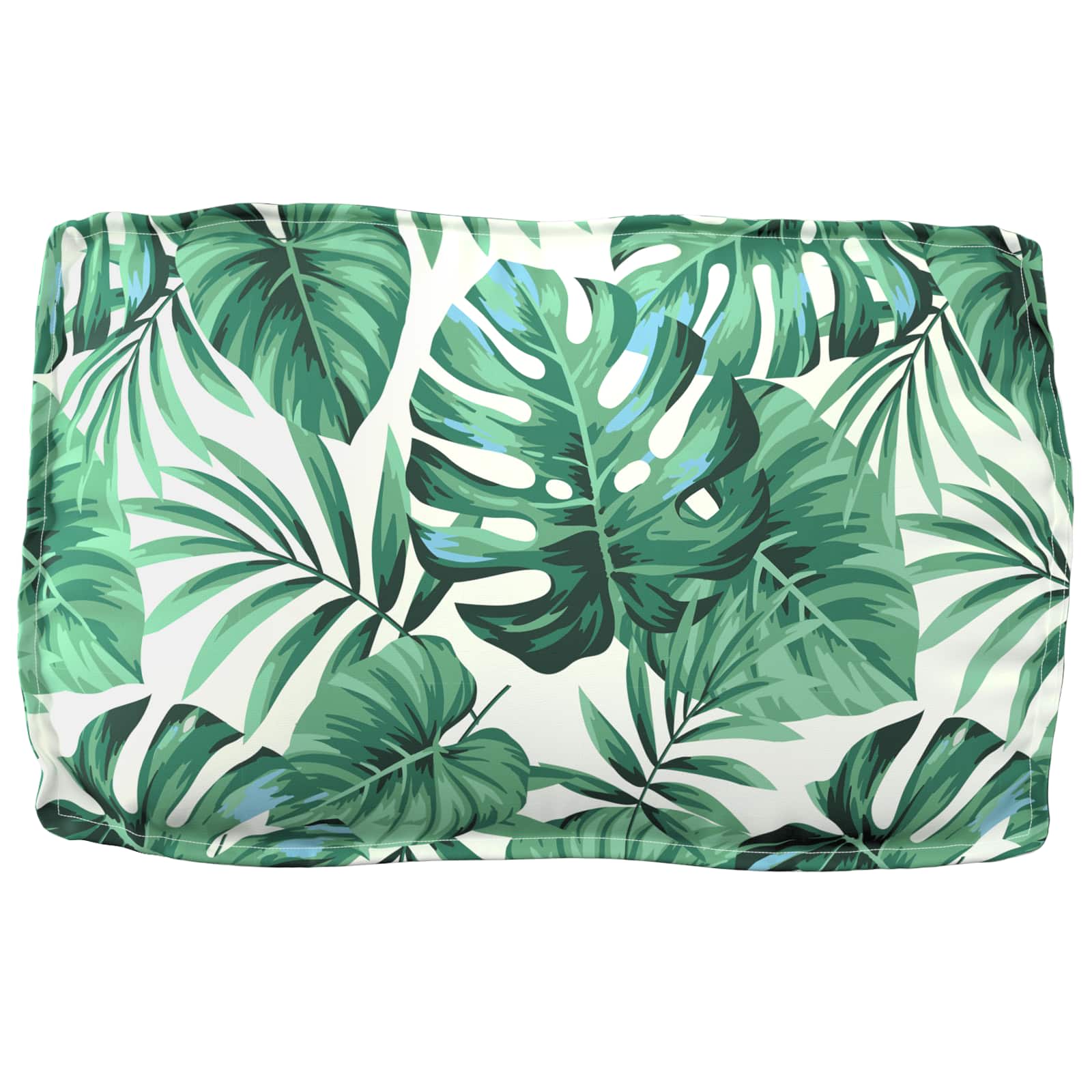 Set di Cuscini per Pallet Floreale 2 pcs Motivo Foglia Verde
