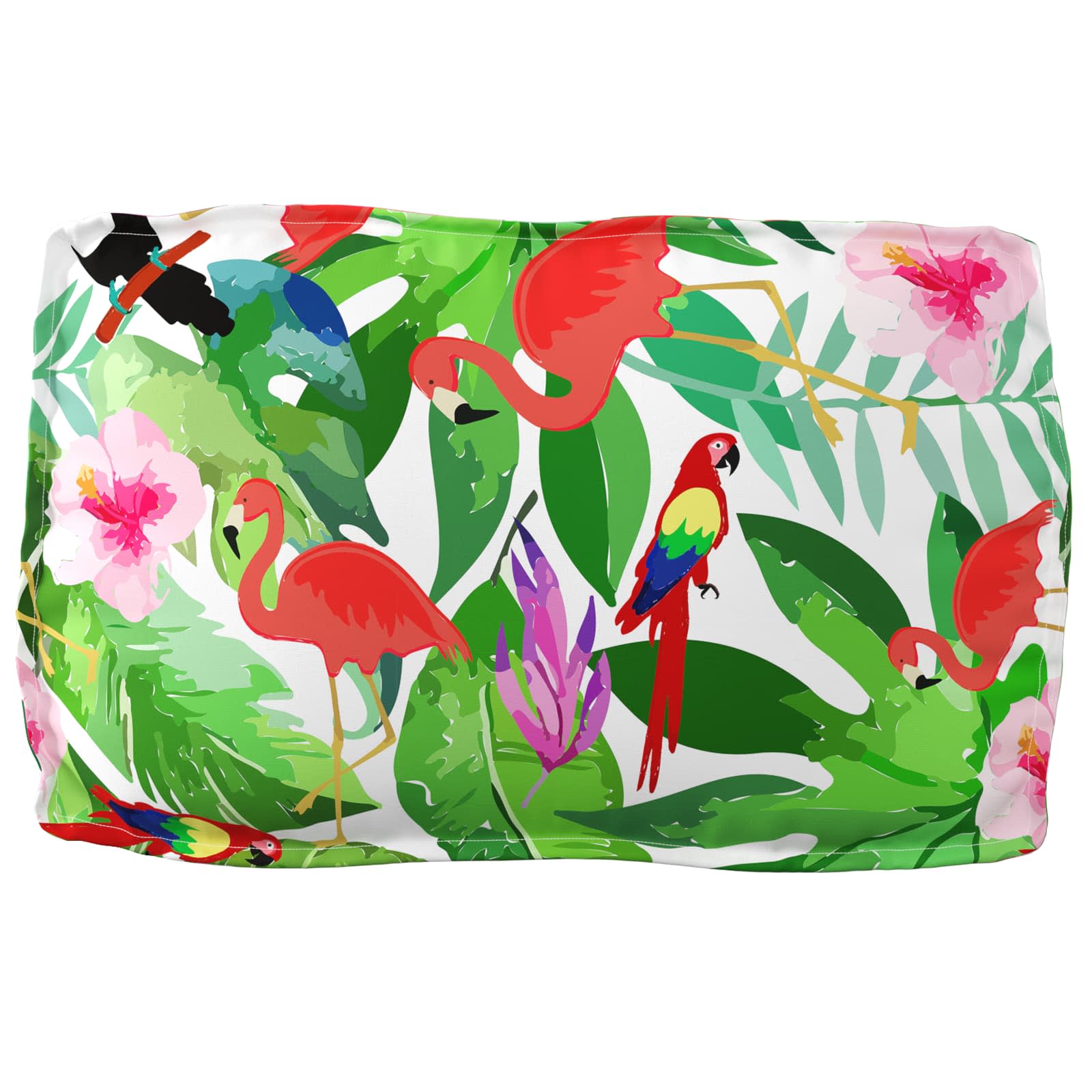 Set di Cuscini per Pallet Floreale 2 pcs Giungla Tropicale