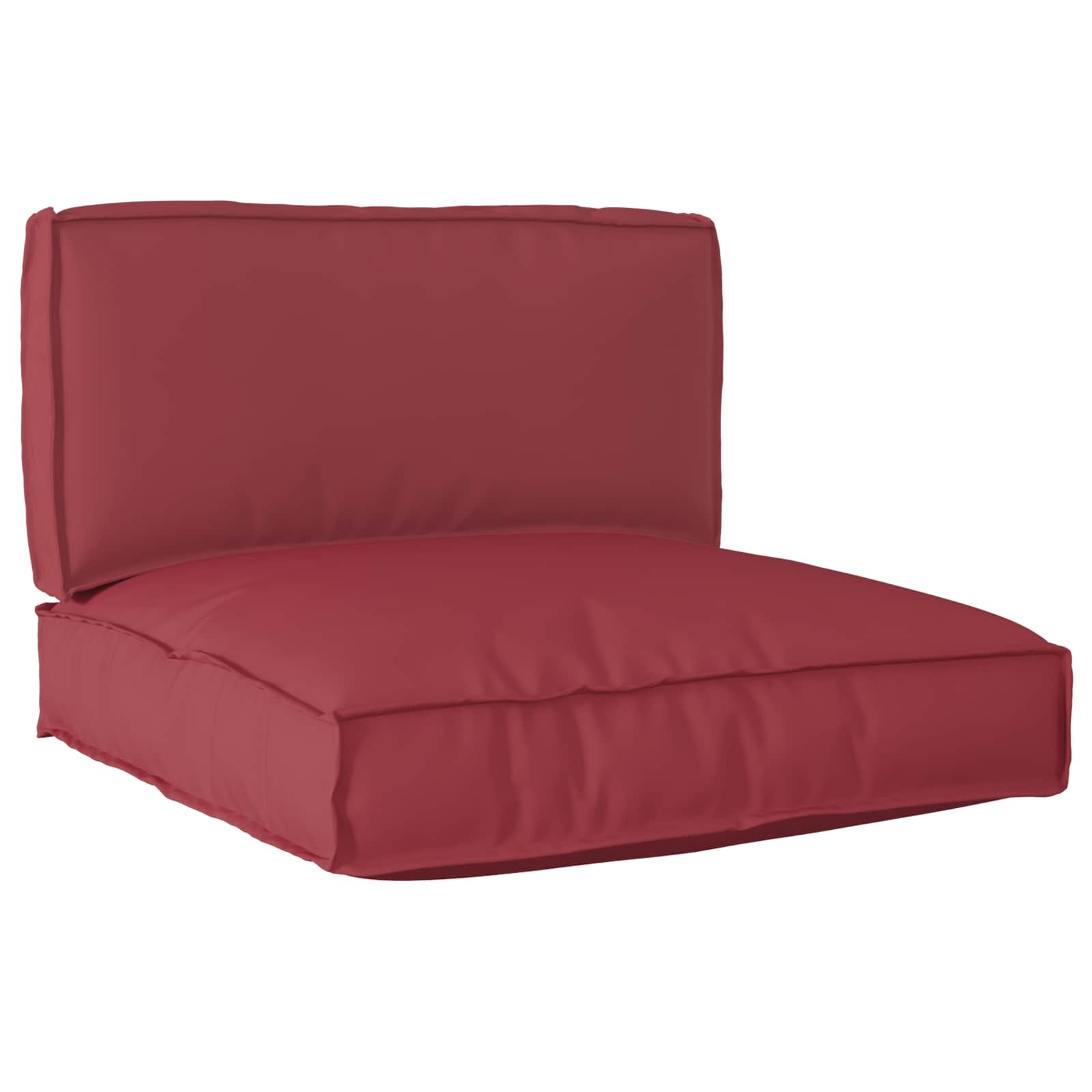 Set di Cuscini per Pallet 2 pcs Beige Tessuto Oxford