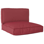 Set di Cuscini per Pallet 2 pcs Beige Tessuto Oxford