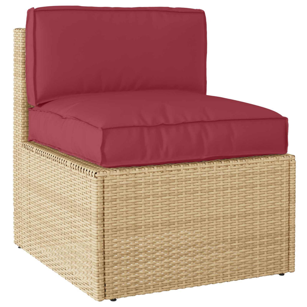 Set di Cuscini per Pallet 2 pcs Beige Tessuto Oxford