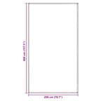 Tappeto da Tenda Blu e Grigio 400 x 200 cm Polietilene