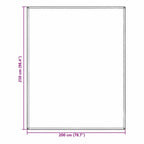 Tappeto da Tenda Blu e Grigio 200 x 250 cm Polietilene