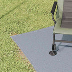 Tappeto da Tenda Blu e Grigio 350 x 250 cm Polietilene