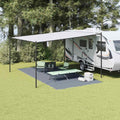 Tappeto da Tenda Blu e Grigio 600 × 300 cm Polietilene