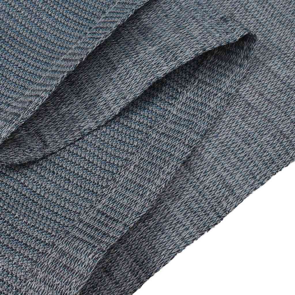 Tappeto da Tenda Blu e Grigio 400 x 400 cm Polietilene