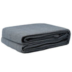 Tappeto da Tenda Blu e Grigio 400 x 400 cm Polietilene