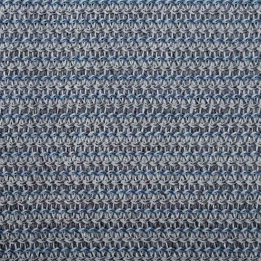 Tappeto da Tenda Blu e Grigio 400 x 400 cm Polietilene