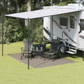 Tappeto da Tenda Grigio chiaro 350 x 250 cm Polietilene