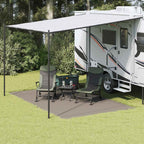Tappeto da Tenda Grigio chiaro 400 x 250 cm Polietilene