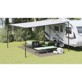 Tappeto da Tenda Grigio chiaro 500 x 250 cm Polietilene