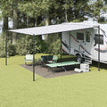 Tappeto da Tenda Grigio chiaro 400 × 300 cm Polietilene