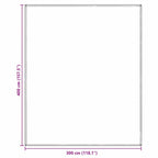 Tappeto da Tenda Grigio chiaro 400 × 300 cm Polietilene