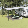 Tappeto da Tenda Grigio chiaro 500 × 300 cm Polietilene