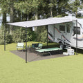 Tappeto da Tenda Grigio chiaro 400 x 400 cm Polietilene
