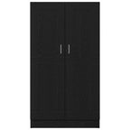 Armadio per Libri Rovere Nero 82,5 x 30,5 x 150 cm