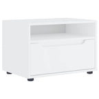 Mobile TV VISNES Bianco 60x40x38 cm in Legno Multistrato