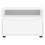 Mobile TV VISNES Bianco 60x40x38 cm in Legno Multistrato