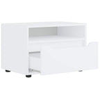 Mobile TV VISNES Bianco 60x40x38 cm in Legno Multistrato