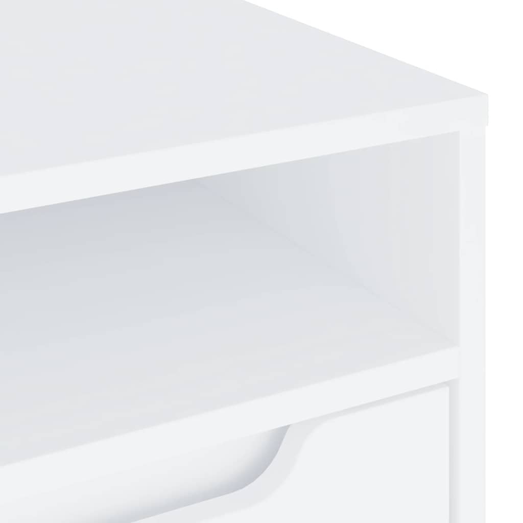 Mobile TV VISNES Bianco 60x40x38 cm in Legno Multistrato