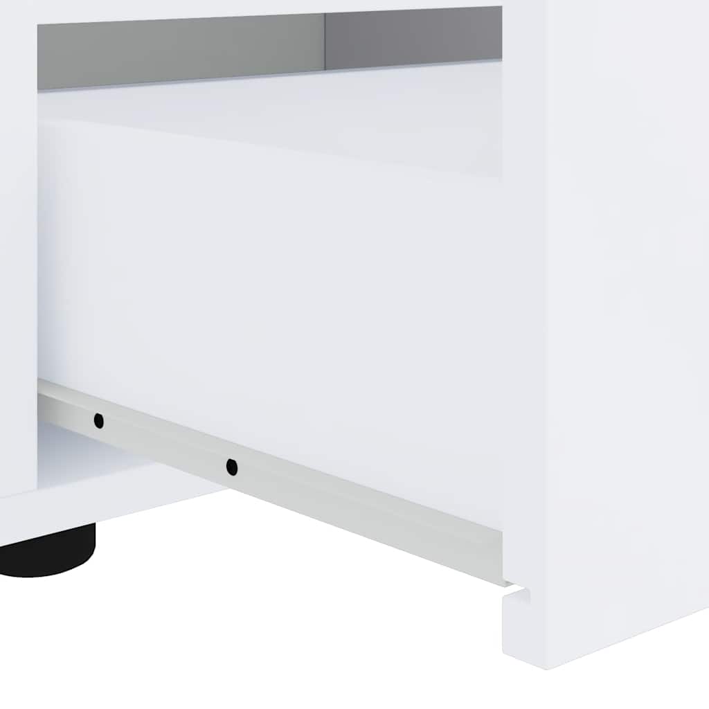 Mobile TV VISNES Bianco 60x40x38 cm in Legno Multistrato