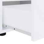 Mobile TV VISNES Bianco 60x40x38 cm in Legno Multistrato