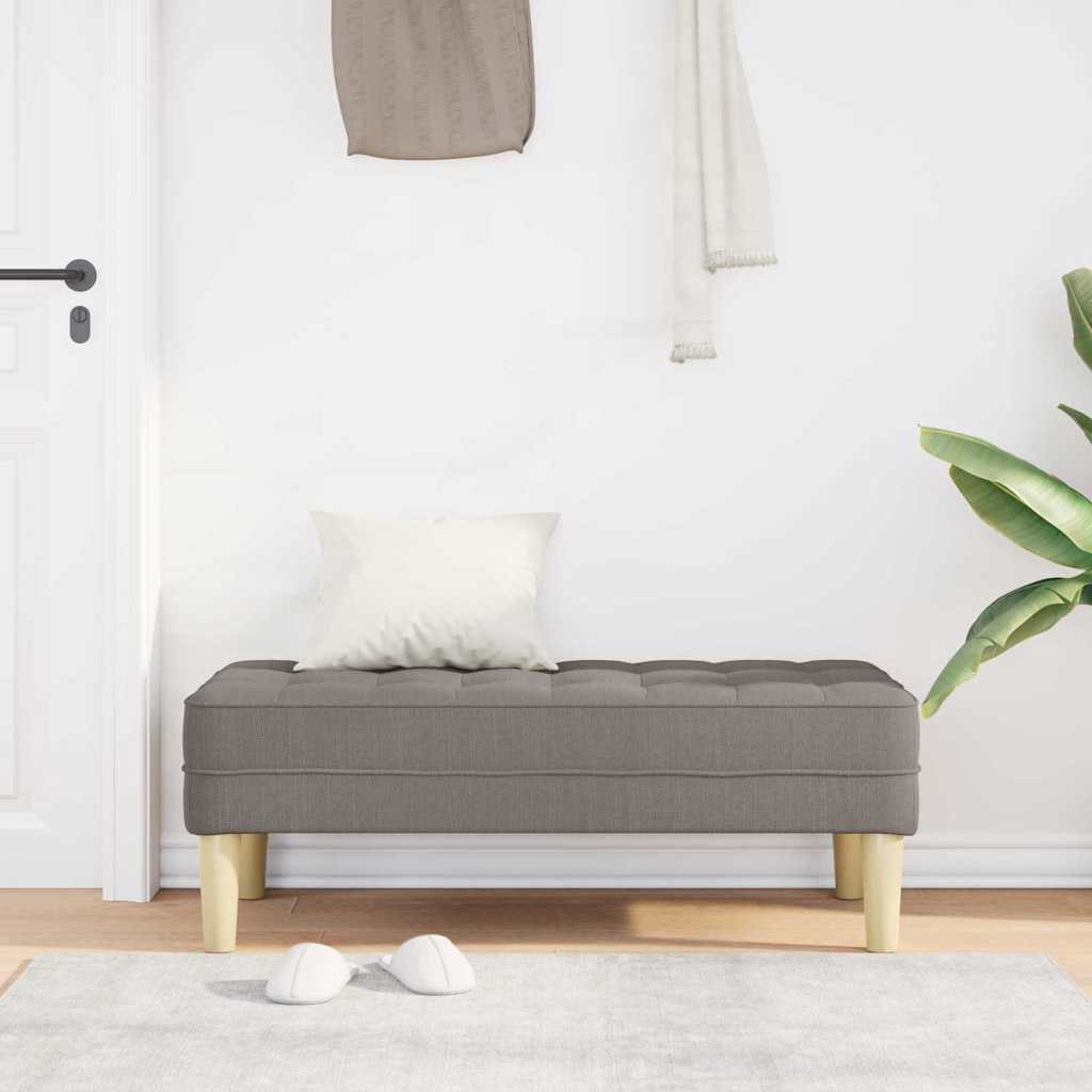 panchina con cuscino Talpa 113 x 57 x 39 cm Tessuto