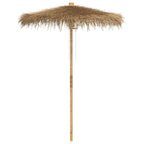 Ombrello Tiki con Baldacchino a Foglia di Banana 180 cm Bambù