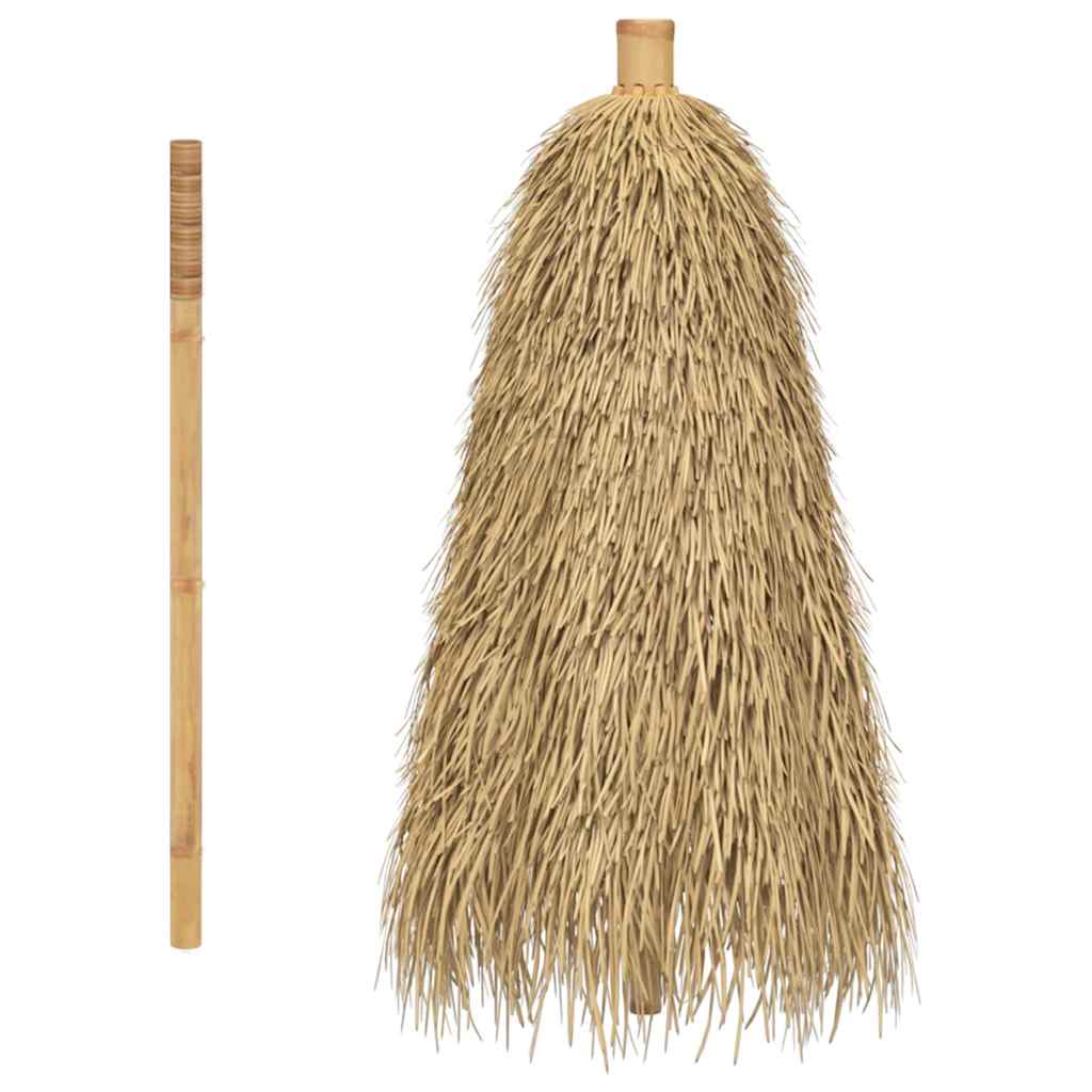 Ombrello Tiki con Baldacchino a Foglia di Banana 180 cm Bambù