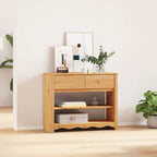 Tavolo consolle Drammen Rovere 89,5 x 37 x 73 cm Pino massello