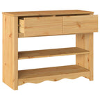 Tavolo consolle Drammen Rovere 89,5 x 37 x 73 cm Pino massello