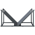 Rastrelliera per Legna da Ardere Antracite 70x43x34,5 cm