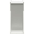 Rastrelliera per Legna da Ardere Bianca 69,5x35x81 cm