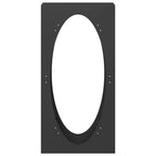 Rastrelliera per Legna da Ardere Nera 50x23x100 cm