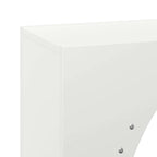 Rastrelliera per Legna da Ardere Bianca 50x23x100 cm