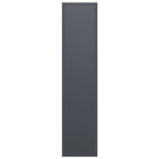 Rastrelliera per Legna da Ardere Antracite 50x23x100 cm