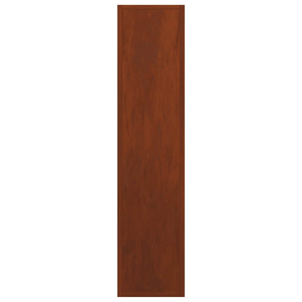 Rastrelliera per Legna da Ardere 50x23x100 cm in Acciaio Corten