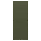 Rastrelliera per Legna da Ardere Verde Oliva 40x30x80 cm