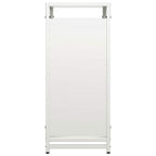 Rastrelliera per Legna da Ardere Bianca 44x28x65 cm