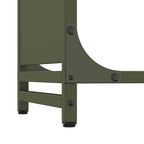 Rastrelliera per Legna da Ardere Verde Oliva 44x28x65 cm