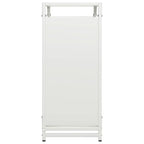 Rastrelliera per Legna da Ardere Bianca 60x28x65 cm