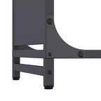 Rastrelliera per Legna da Ardere Antracite 60x28x65 cm
