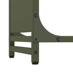 Rastrelliera per Legna da Ardere Verde Oliva 60x28x65 cm