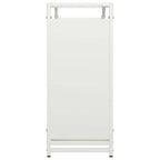 Rastrelliera per Legna da Ardere Bianca 90x28x65 cm