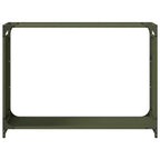 Rastrelliera per Legna da Ardere Verde Oliva 90x28x65 cm