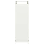 Rastrelliera per Legna da Ardere Bianca 90x28x90 cm