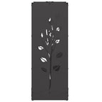 Rastrelliera per Legna da Ardere Nera 40x30x80 cm